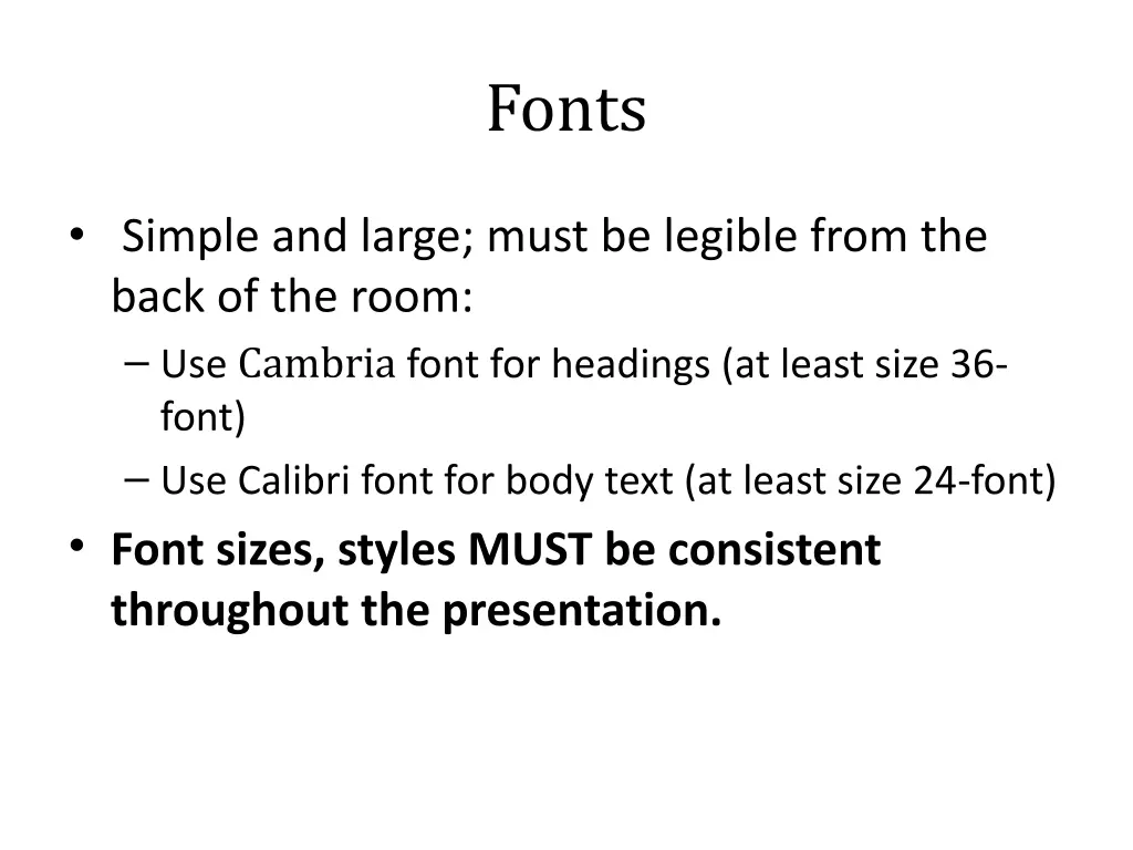 fonts