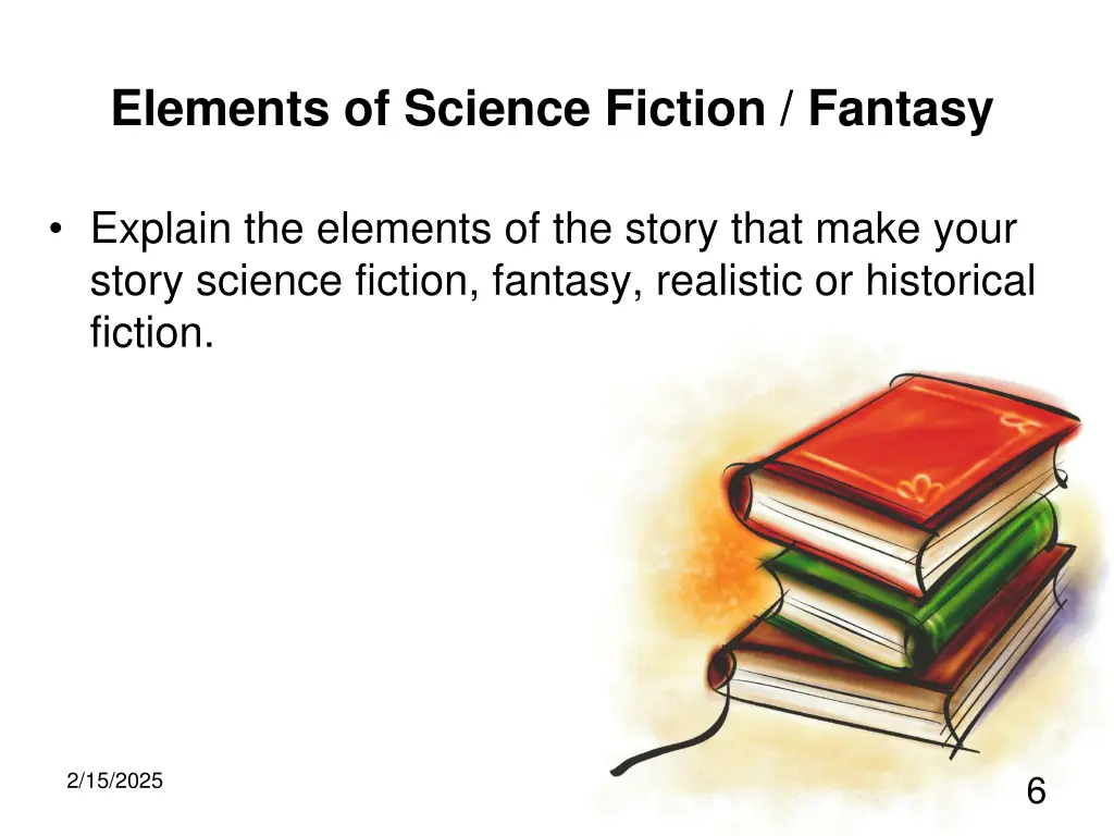 elements of science fiction fantasy
