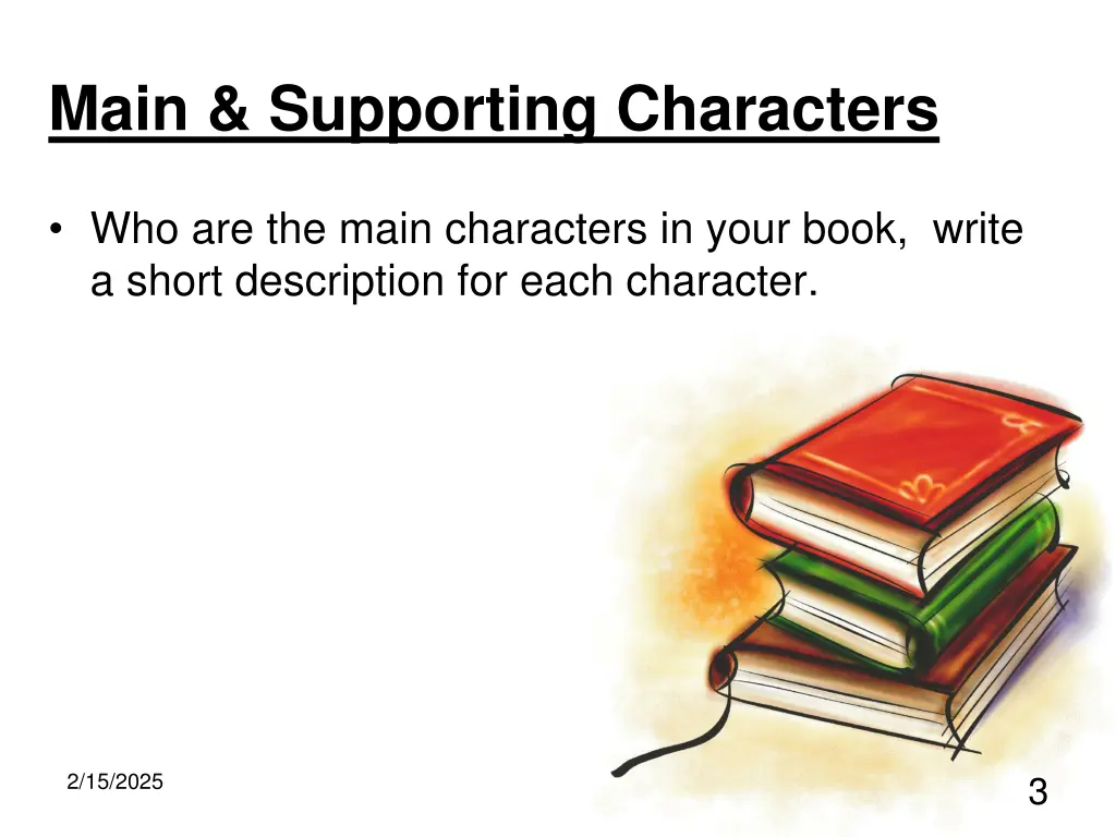main supporting characters