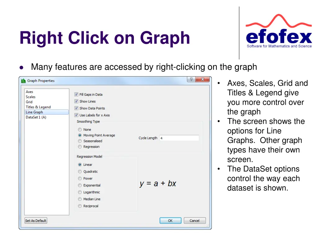 right click on graph