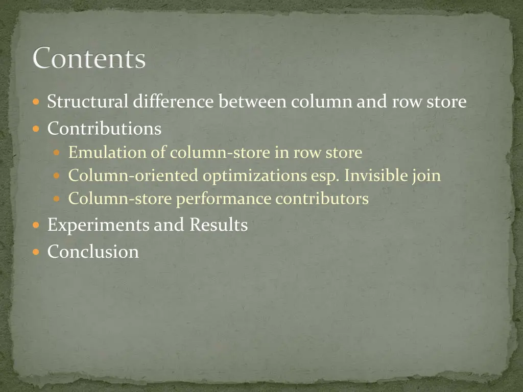 contents