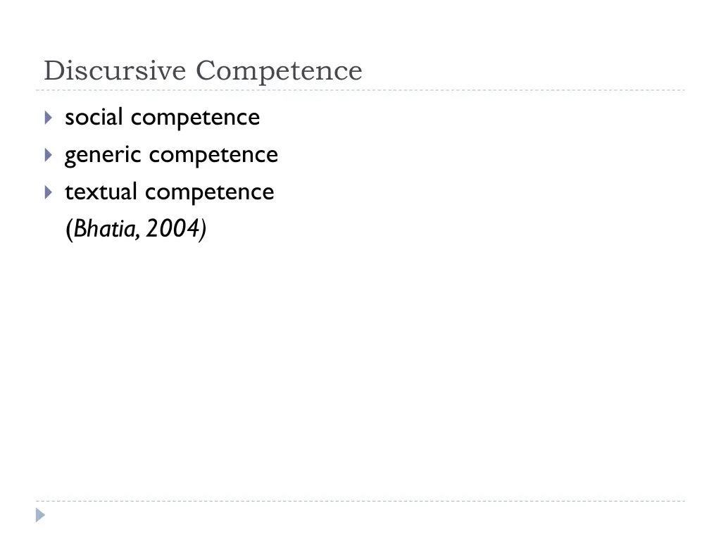 discursive competence