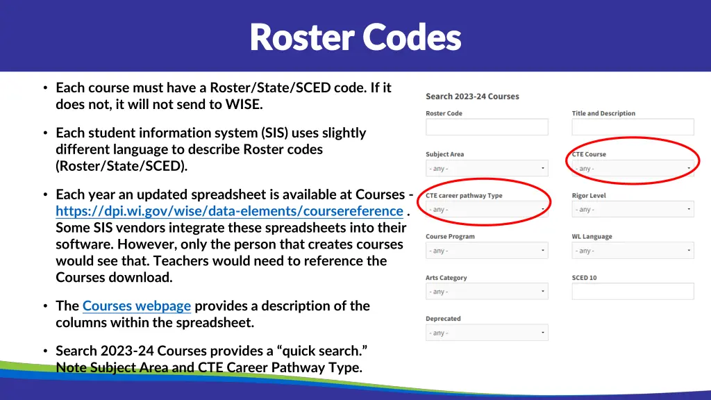 roster codes roster codes