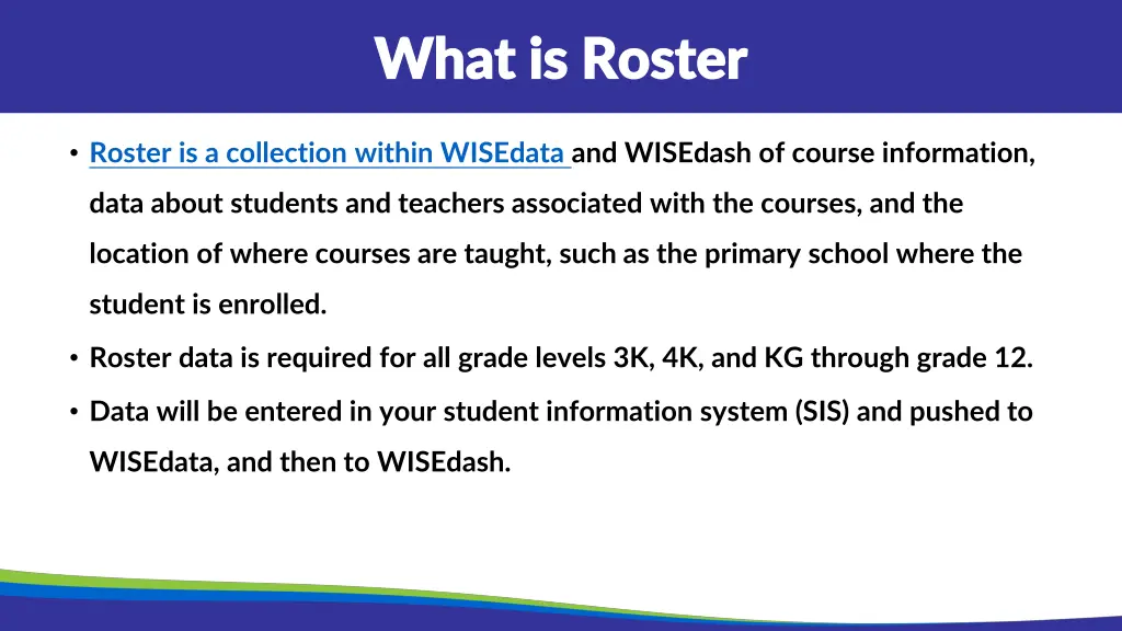 what is roster what is roster