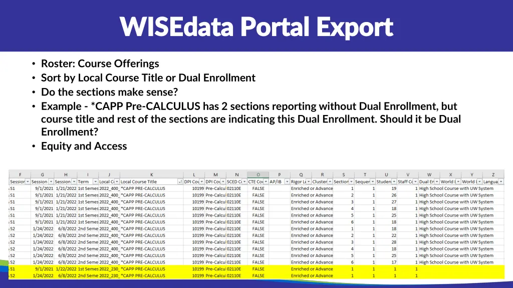 wisedata portal export wisedata portal export
