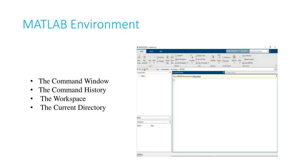 matlab environment