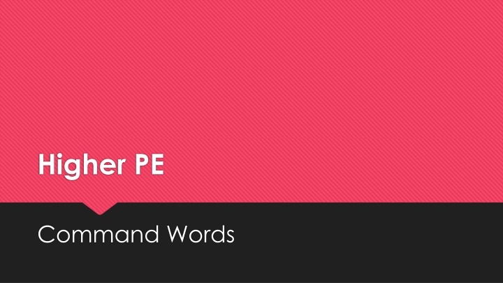 higher pe