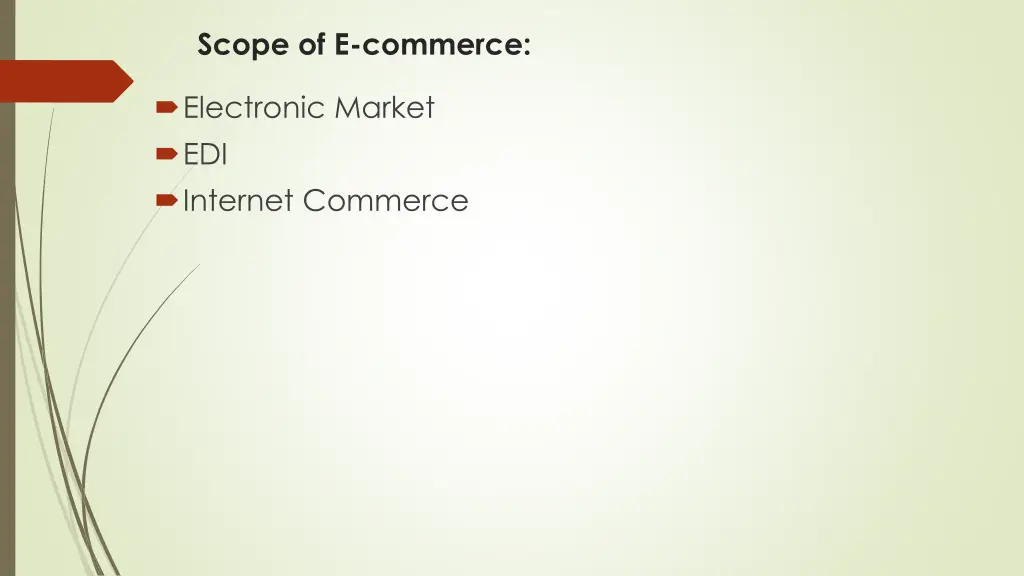 scope of e commerce