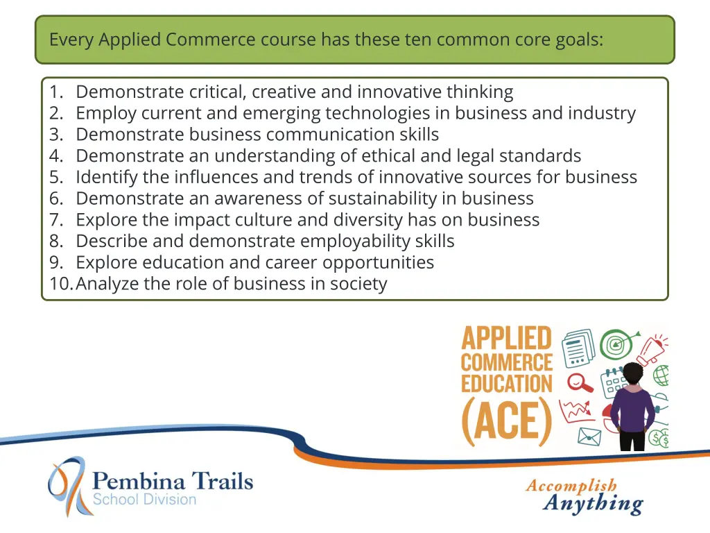 every applied commerce course has these