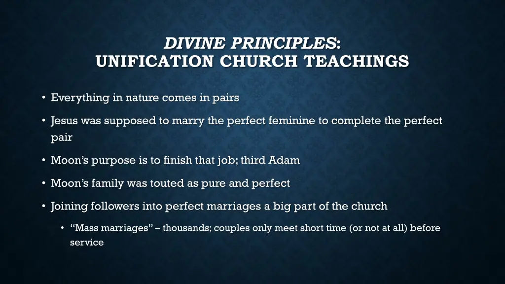divine principles unification church teachings 2