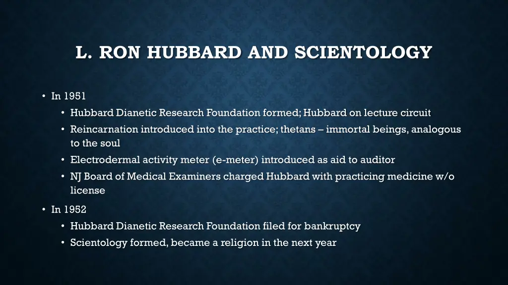 l ron hubbard and scientology 3