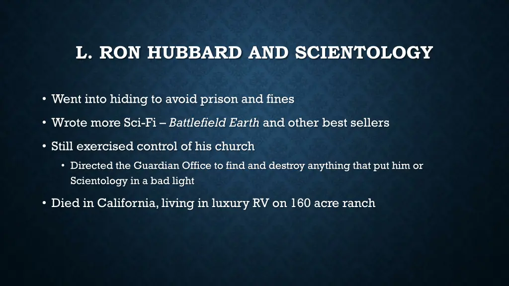 l ron hubbard and scientology 6