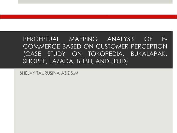 perceptual commerce based on customer perception