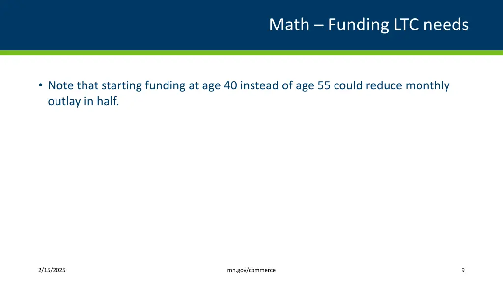 math funding ltc needs 2