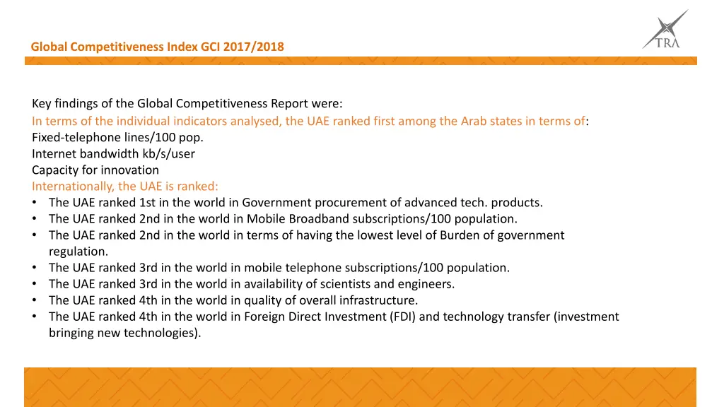 global competitiveness index gci 2017 2018