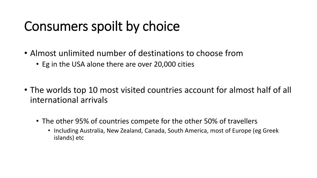 consumers spoilt by choice consumers spoilt