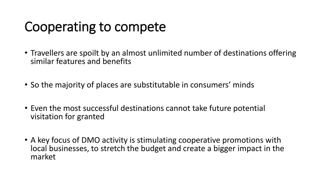 cooperating to compete cooperating to compete