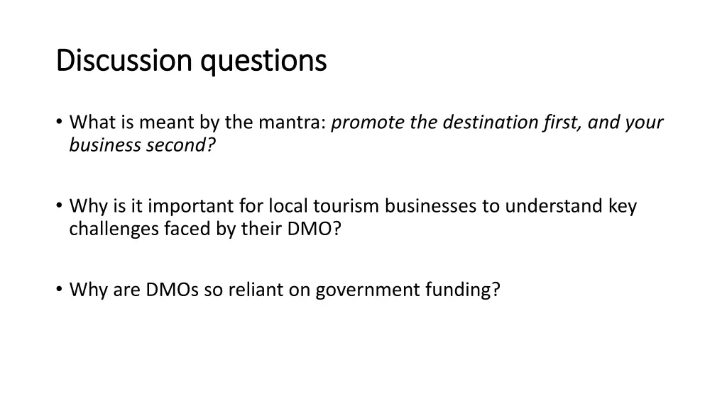 discussion questions discussion questions