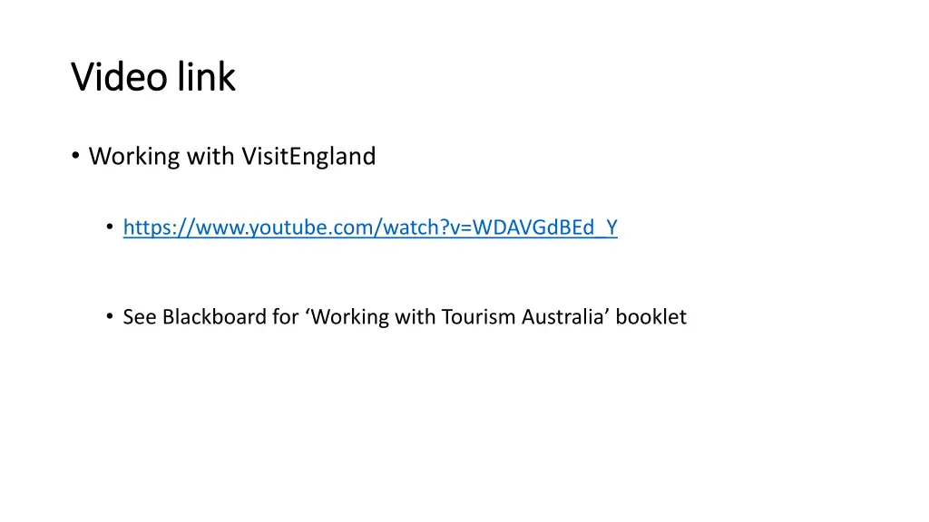 video link video link 1