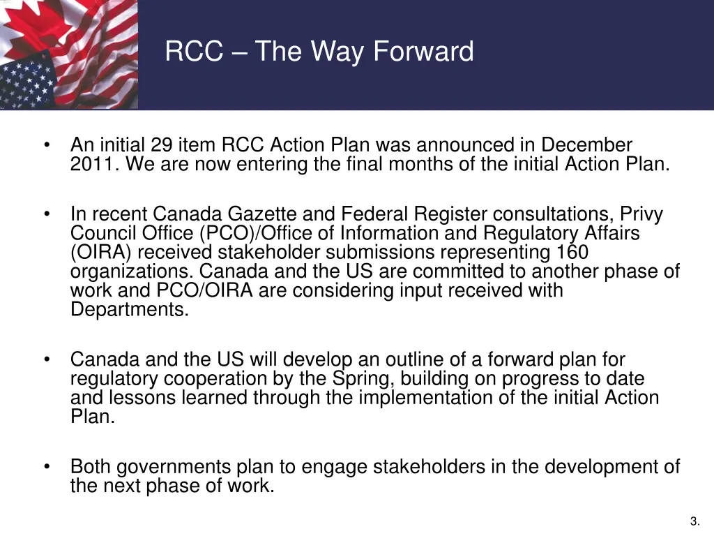 rcc the way forward