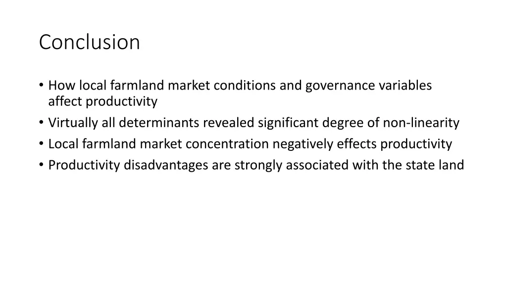 conclusion