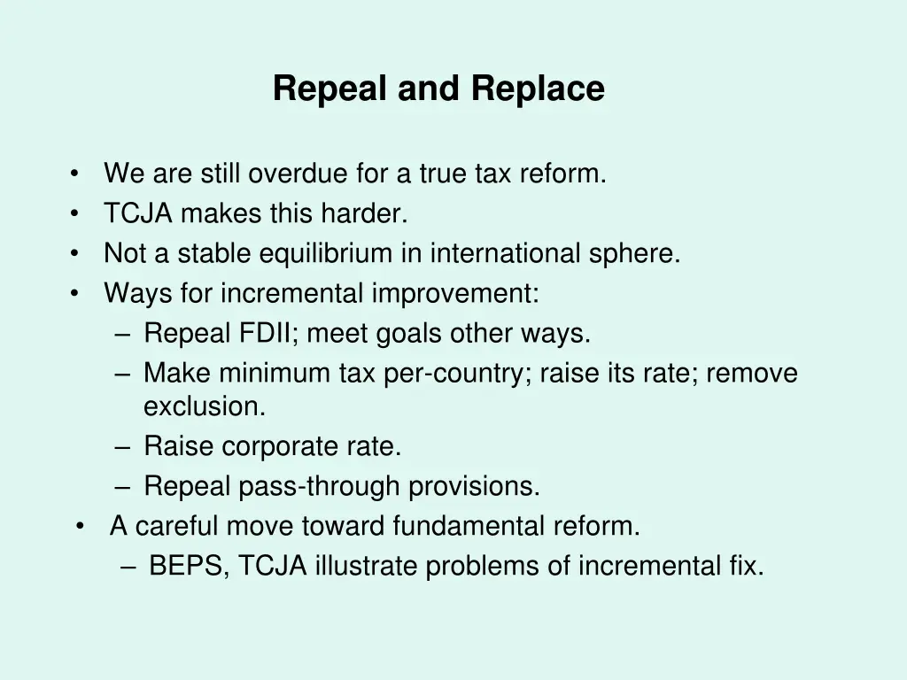 repeal and replace