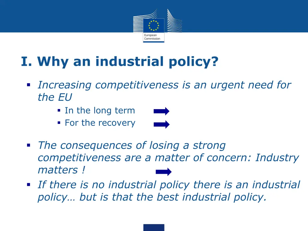 i why an industrial policy
