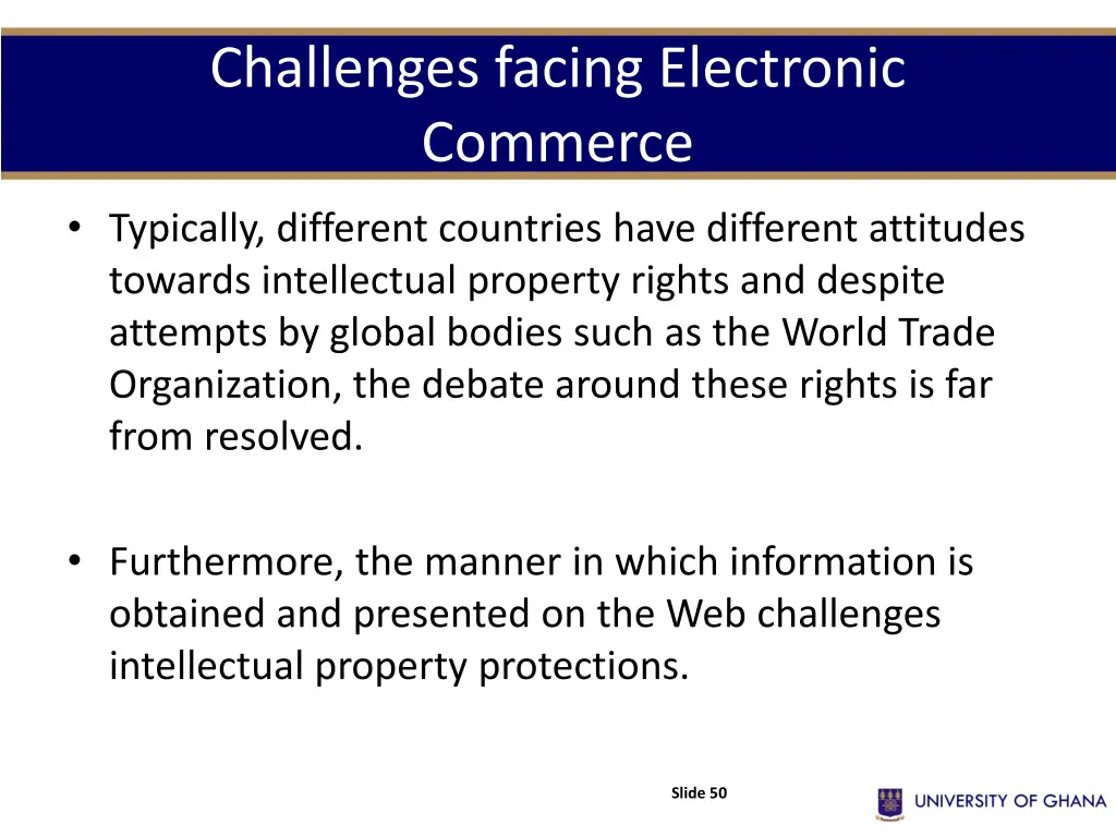 challenges facing electronic commerce 16