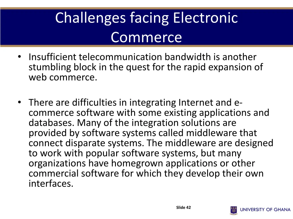 challenges facing electronic commerce 8