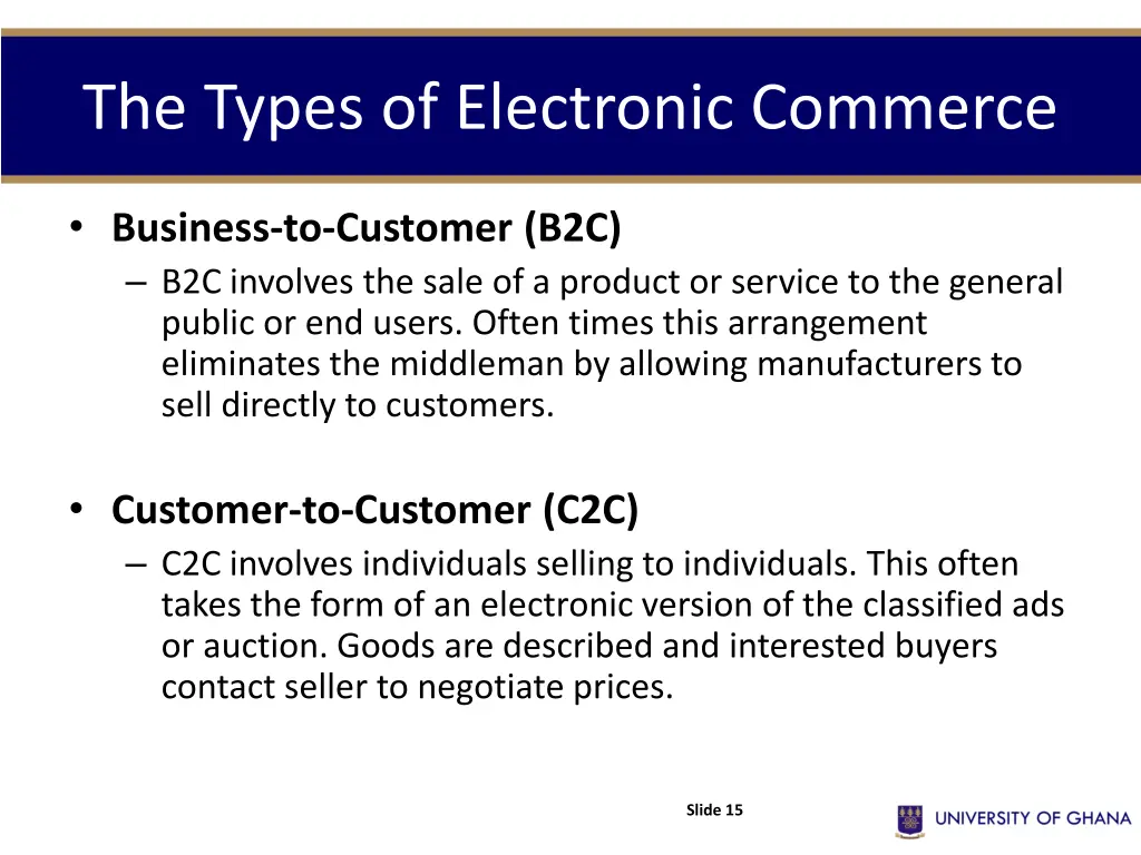 the types of electronic commerce 2