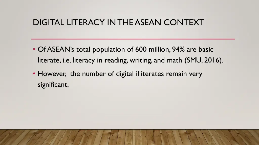digital literacy in the asean context