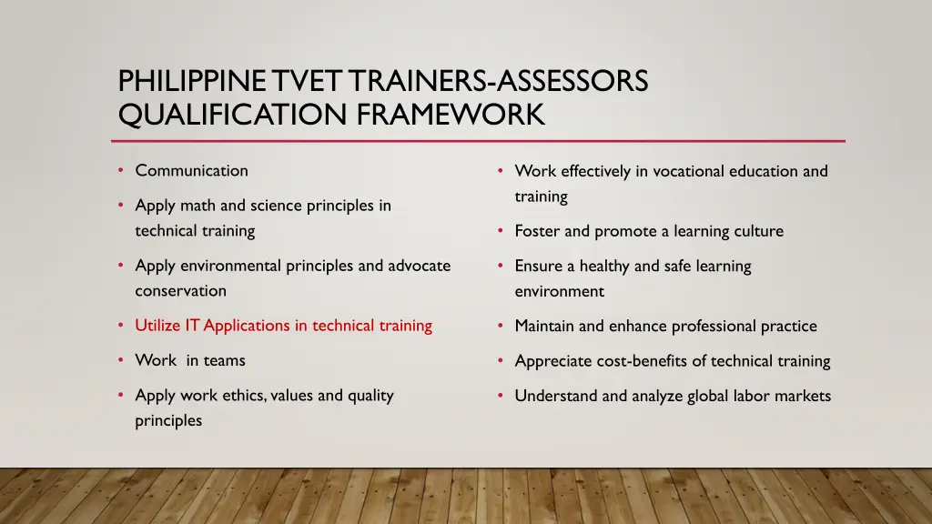 philippine tvet trainers assessors qualification