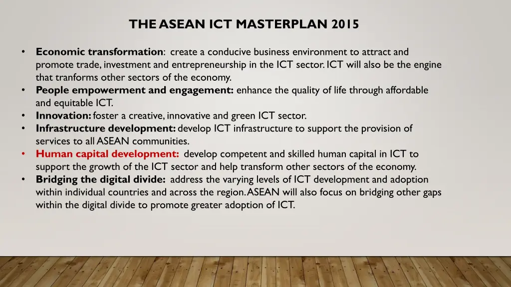 the asean ict masterplan 2015