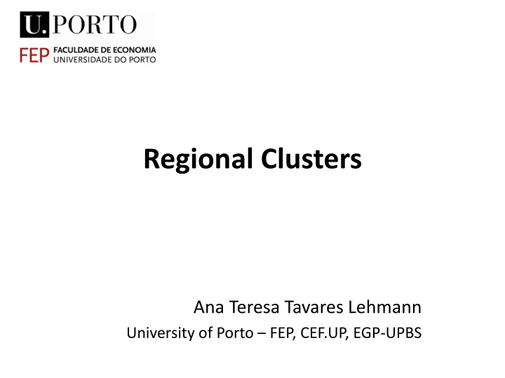 regional clusters
