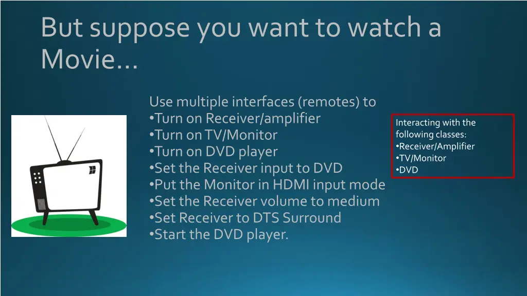 but suppose you want to watch a movie