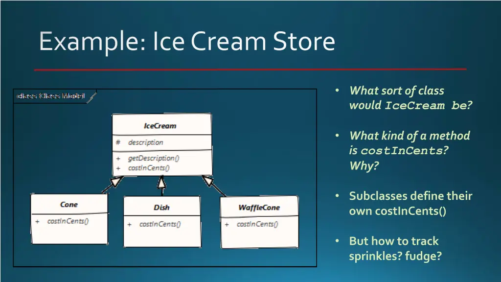 example ice cream store 1