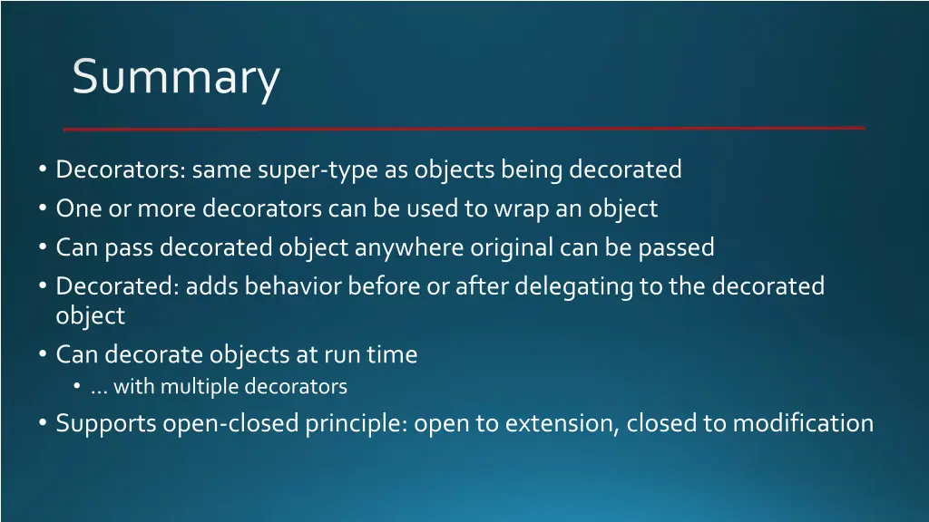 summary