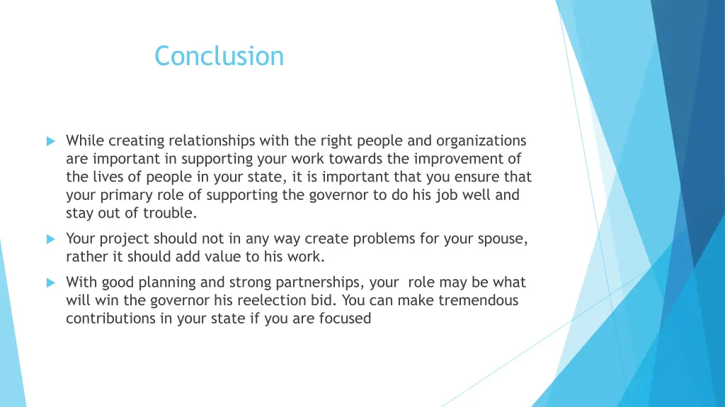 conclusion