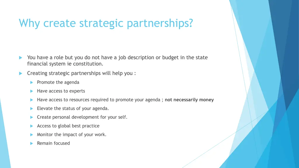 why create strategic partnerships