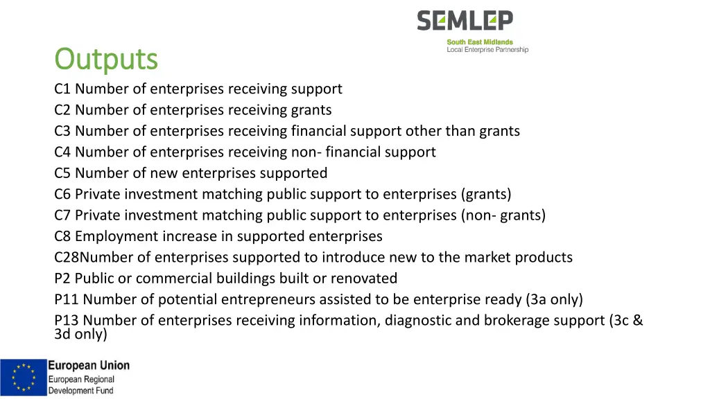 outputs outputs c1 number of enterprises