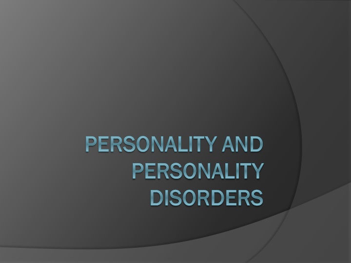 personality and personality and personality