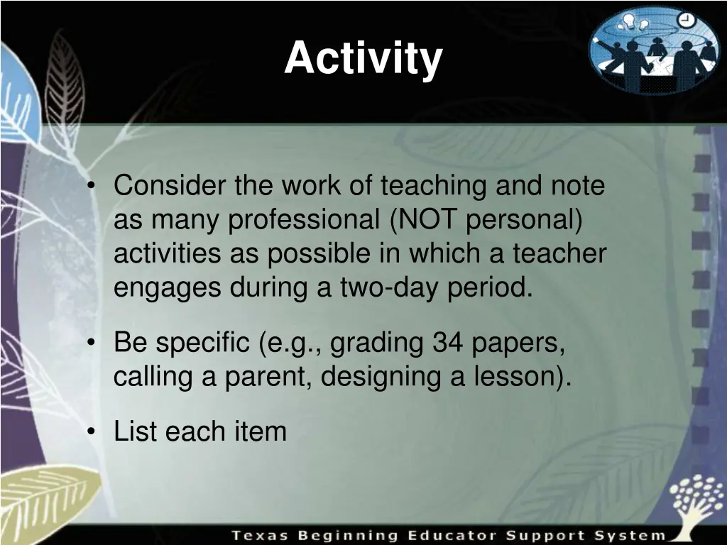 activity
