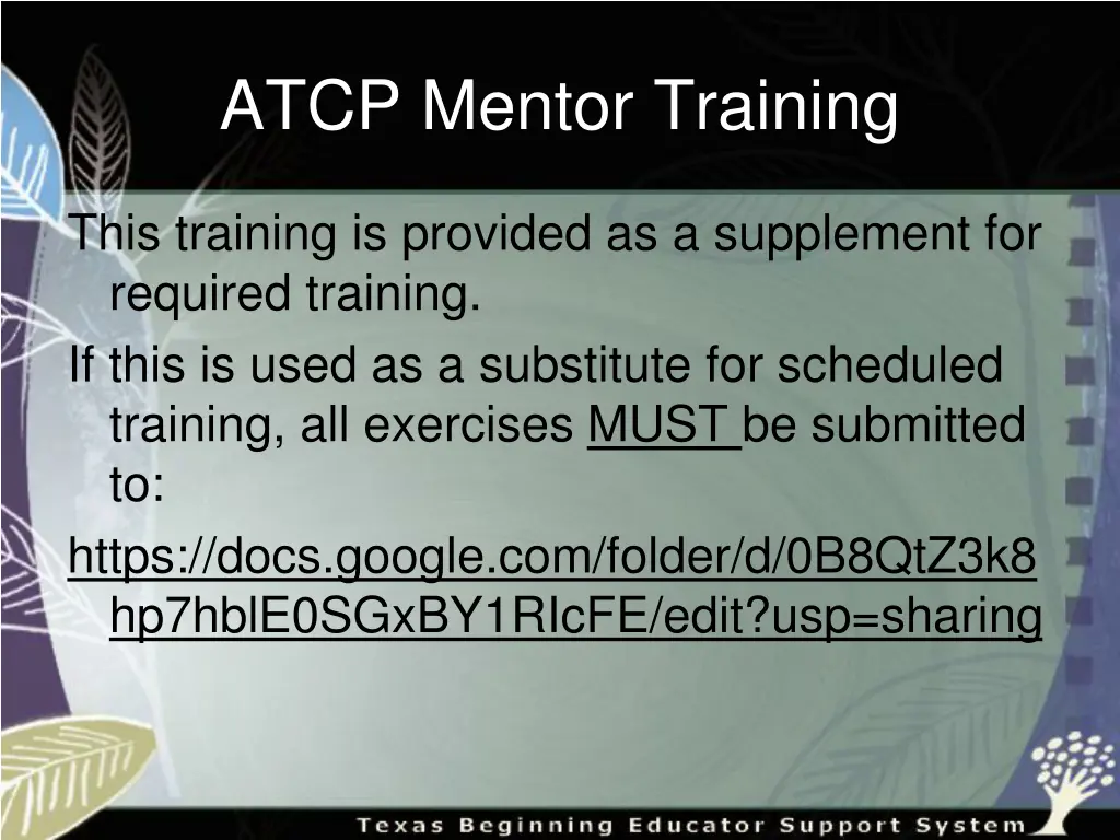 atcp mentor training