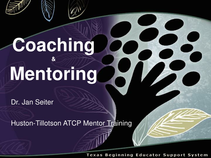 coaching mentoring