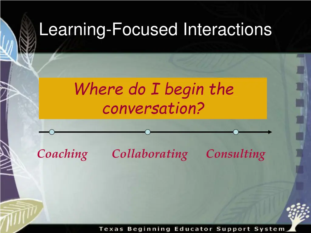 learning focused interactions 1