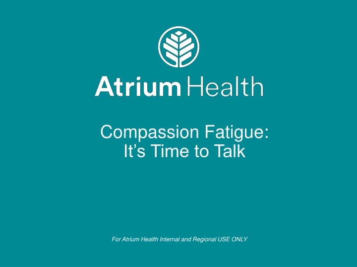 compassion fatigue it s time to talk