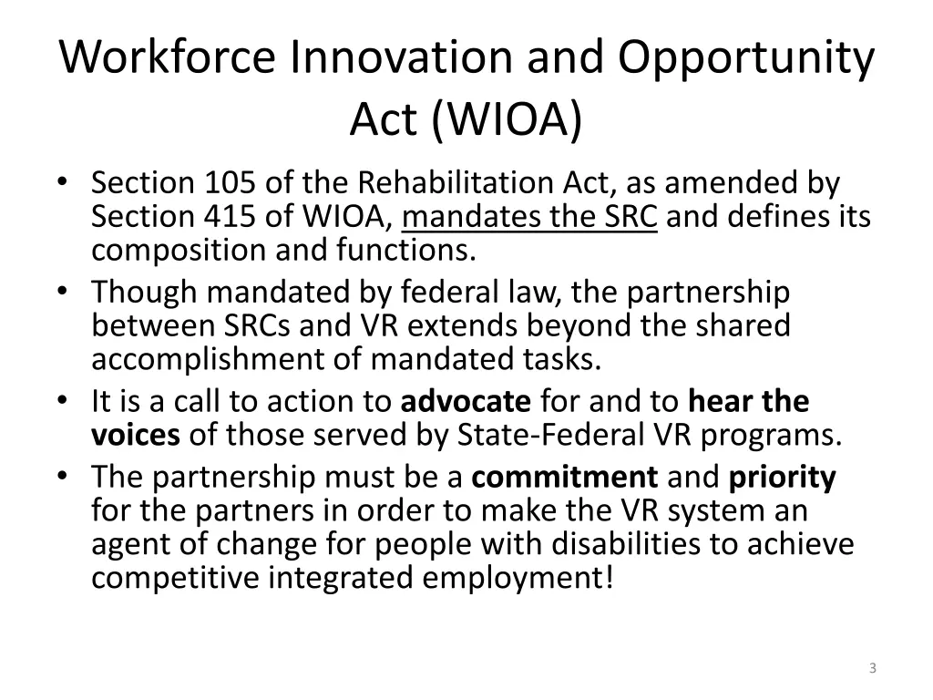 workforce innovation and opportunity act wioa