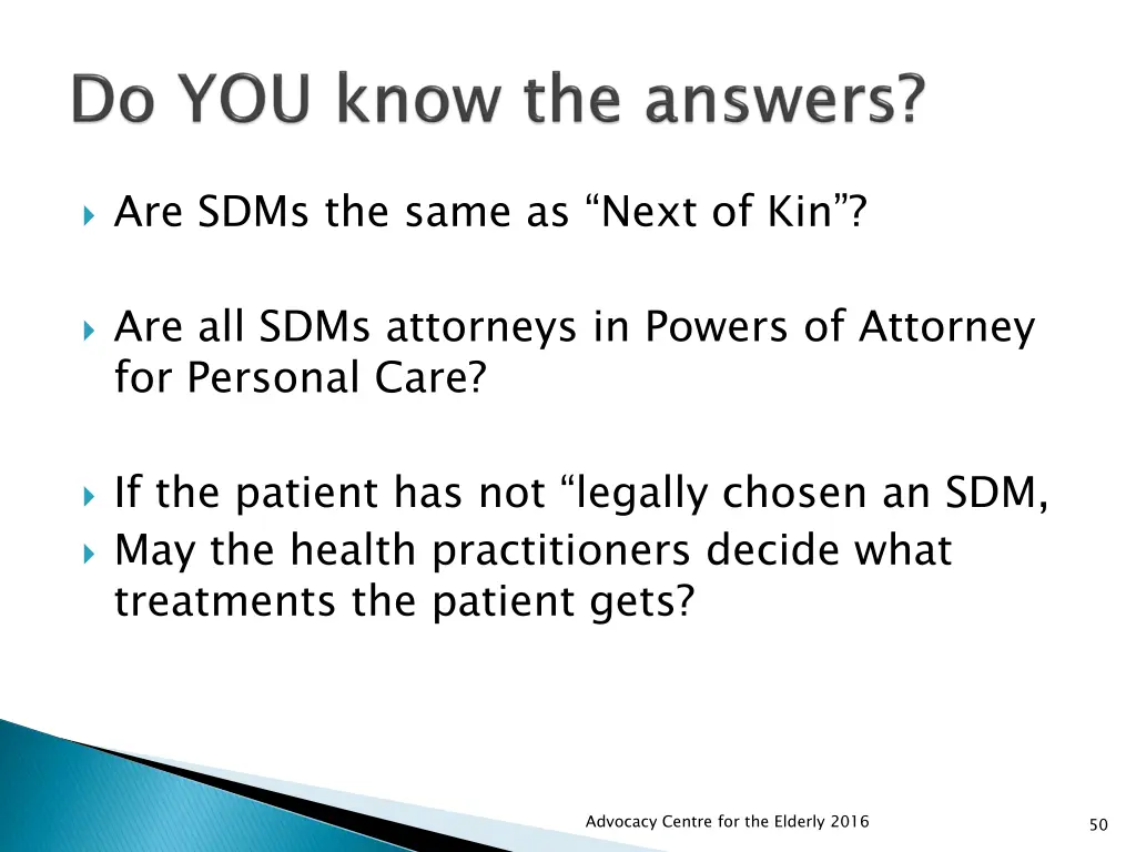 are sdms the same as next of kin