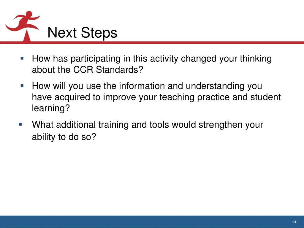 next steps