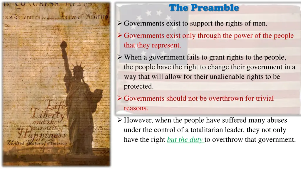 the preamble 1